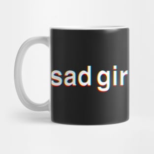 Sad Girl Autumn Mug